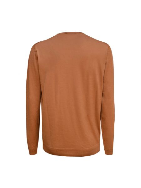 Jersey de lana de lana merino de tela jersey Goes Botanical marrón