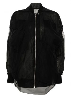 Tylový kabát Rick Owens čierna
