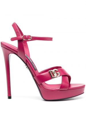 Sandale cu platformă Dolce & Gabbana