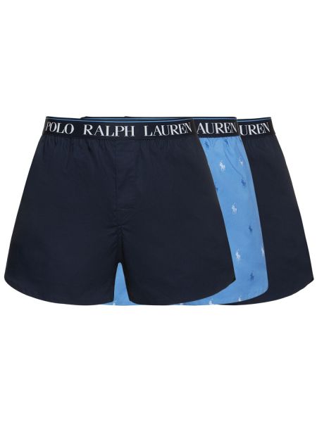 Boxeri slim fit Polo Ralph Lauren albastru