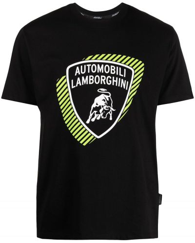 Camiseta Automobili Lamborghini negro
