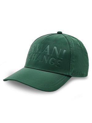 Шапка с козирки Armani Exchange зелено