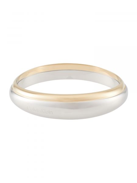 Srebrni prsten Calvin Klein zlatna