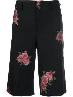 Jacquard floral bermudashorts Comme Des Garçons Homme Plus svart