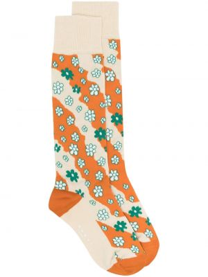 Чорапи на цветя с принт Marni