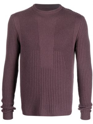 Džemperis ar apaļu kakla izgriezumu Rick Owens violets