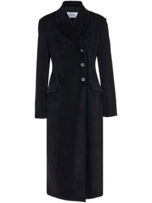 Zamatový kabát Ferragamo čierna