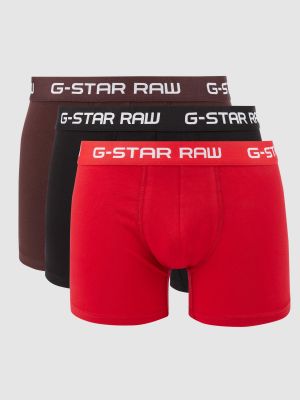 Bokserki w gwiazdy slim fit klasyczne G-star Raw czerwone