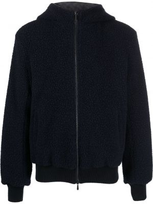Fleece hoodie mit reißverschluss Drumohr blau