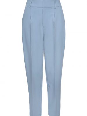 Плиссированные брюки Lascana синие