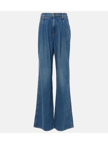 Jeans a zampa baggy Veronica Beard blu