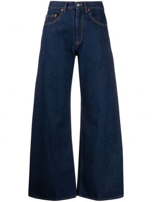 Bootcut džínsy s vysokým pásom Mm6 Maison Margiela modrá