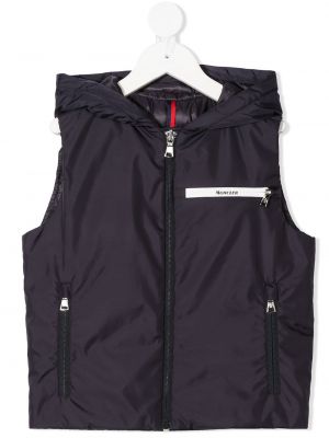 Huppari liivi tytöille Moncler Enfant sininen