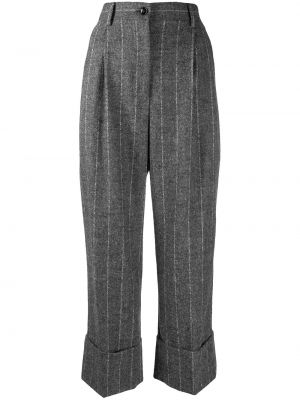 Pantalones rectos bootcut Dolce & Gabbana gris