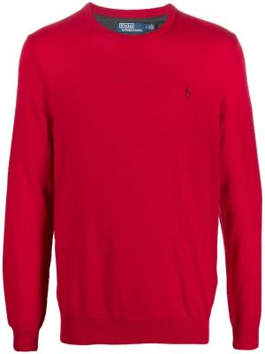 Поло тениска бродирана Polo Ralph Lauren червено