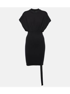 Pamučna haljina Rick Owens crna