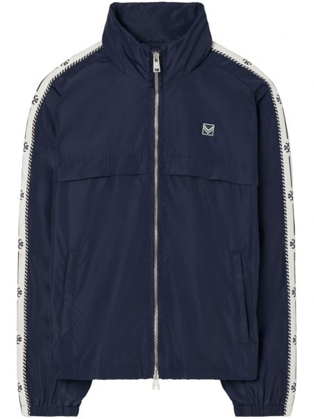 Lynlås anorak Tory Burch blå