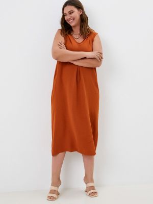 Платье Vivostyle, коричневое