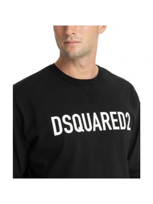 Camiseta de manga larga Dsquared2 negro
