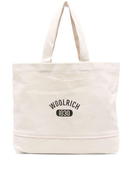 Baskılı alışveriş çantası Woolrich