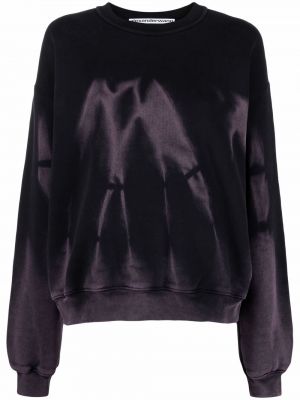 Rund hals trykt sweatshirt Alexander Wang svart