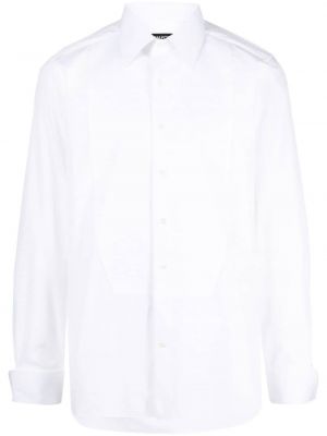 Памучна риза Tom Ford бяло