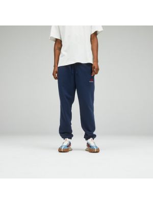Pantalon de sport en coton New Balance bleu