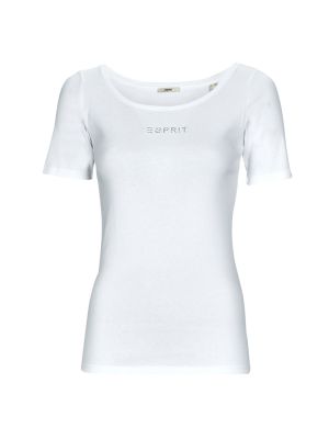 Tričko s krátkými rukávy Esprit bílé