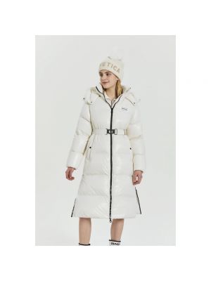 Mantel mit kapuze Duvetica weiß