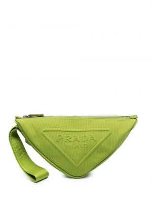 Чанта тип „портмоне“ Prada зелено