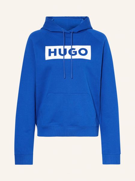 Bluza z kapturem Hugo Blue niebieska