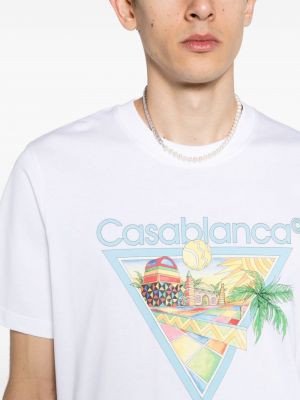 T-shirt Casablanca bianco