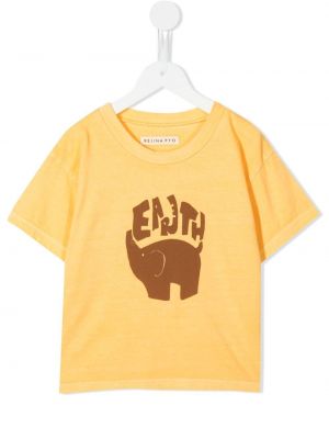 T-shirt con stampa Rejina Pyo arancione