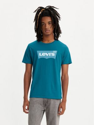 Priliehavé tričko Levi's modrá