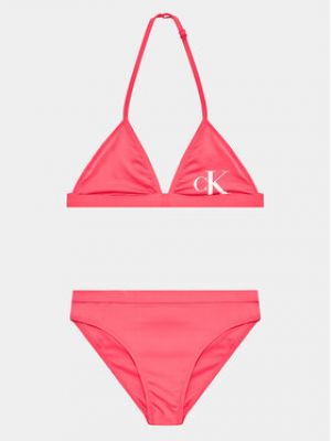 Kétrészes fürdőruha Calvin Klein Swimwear - rózsaszín