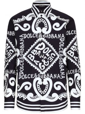 Raštuota marškiniai Dolce & Gabbana