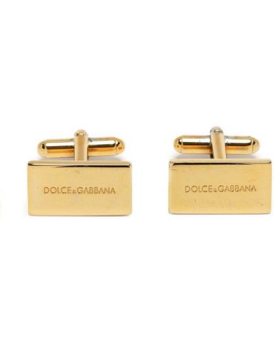 Złote spinki do mankietów Dolce & Gabbana Pre-owned