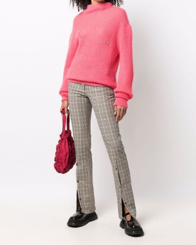 Jersey de tela jersey de lana mohair Vivienne Westwood rosa