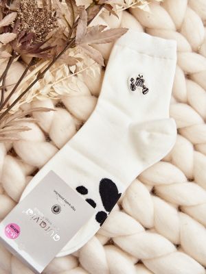 Medvilninės kojines Kesi balta