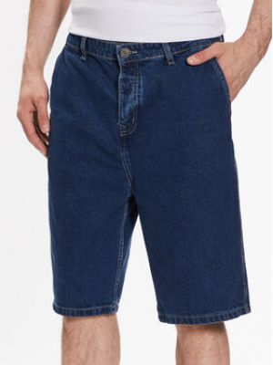 Priliehavé džínsové šortky Brave Soul modrá