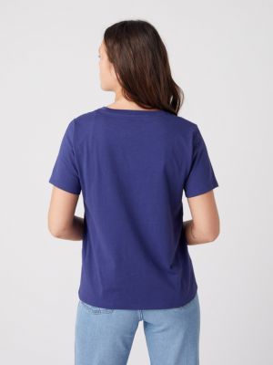 Koszulka Wrangler niebieska