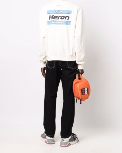 Sweatshirt mit print Heron Preston weiß
