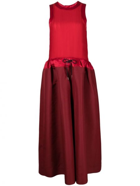 Sukienka Sacai czerwona