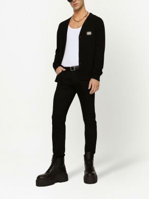 Straight fit džíny Dolce & Gabbana černé
