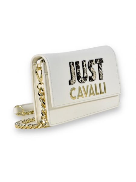 Bolso cruzado elegante Just Cavalli blanco