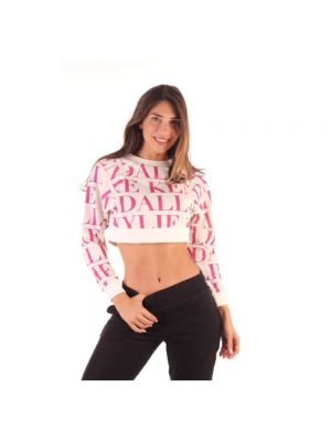 Różowa bluza z kapturem Kendall + Kylie