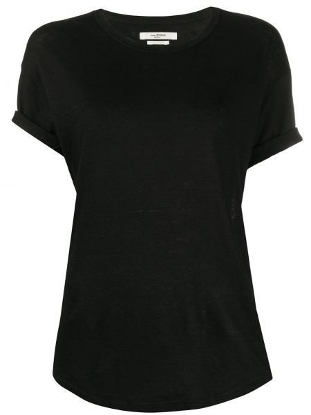 Camiseta de cuello redondo Isabel Marant étoile negro