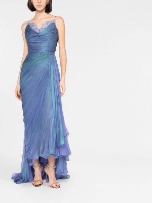 Šilkinis vakarinė suknelė Maria Lucia Hohan mėlyna