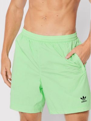 Спортни шорти Adidas зелено