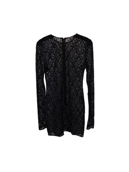 Czarna sukienka bawełniana Dolce & Gabbana Pre-owned